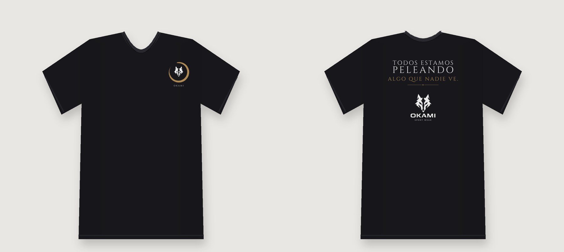 Camiseta Okami minimalista